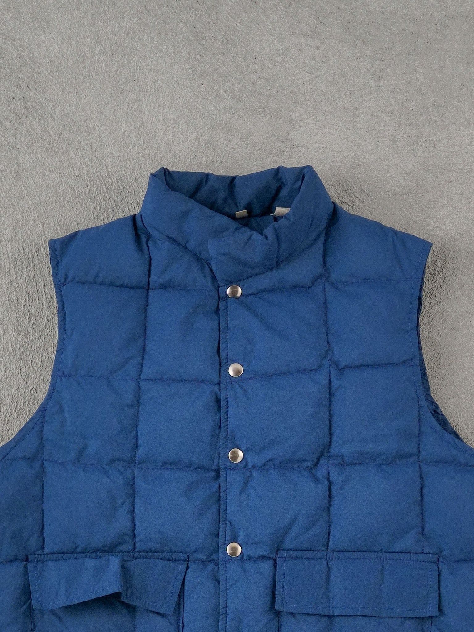 VIntage 90s Blue JC Penny Duck Down Puffer Vest (M/L)