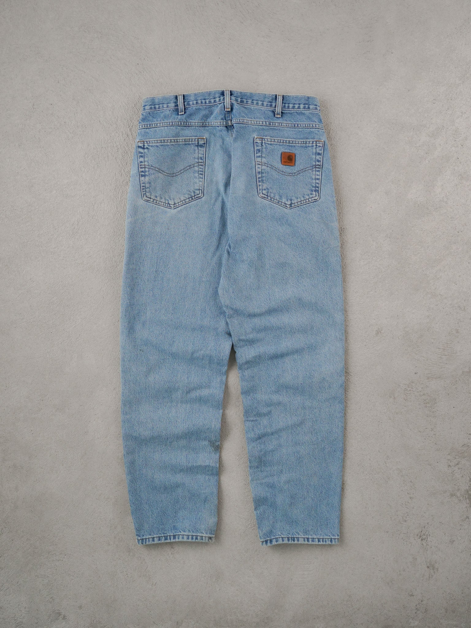 Vintage 90s Light Blue Carhartt Denim Jeans (36x32)