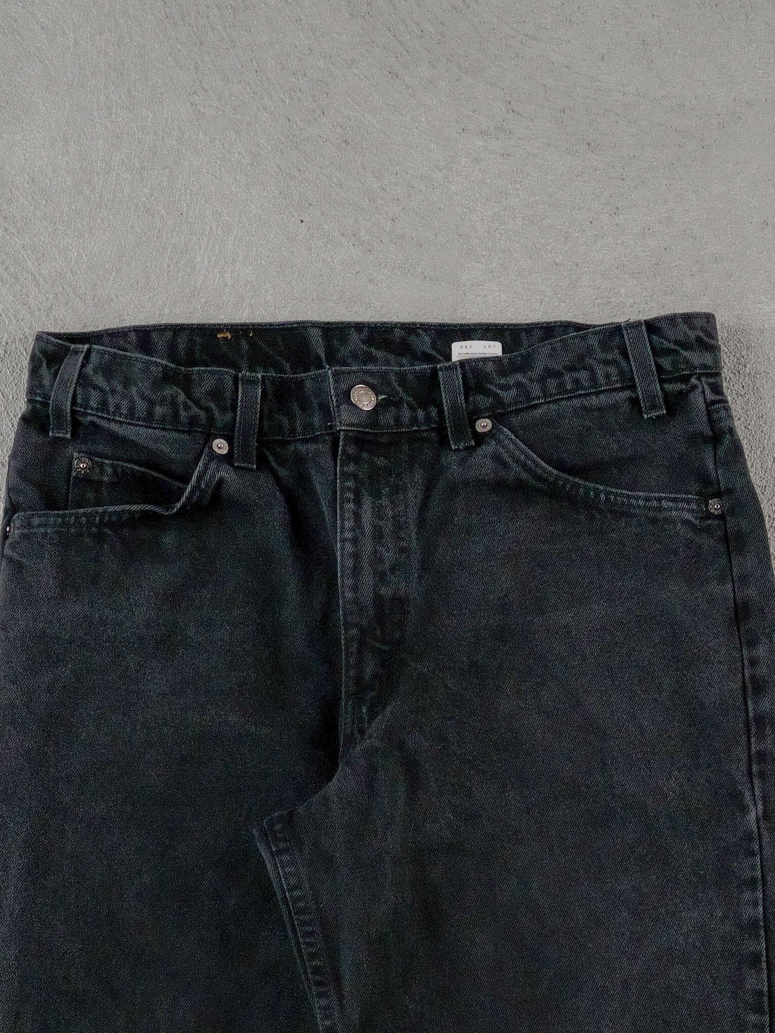 Vintage 70s Black Levi's 550 Denim Jeans (34x30)
