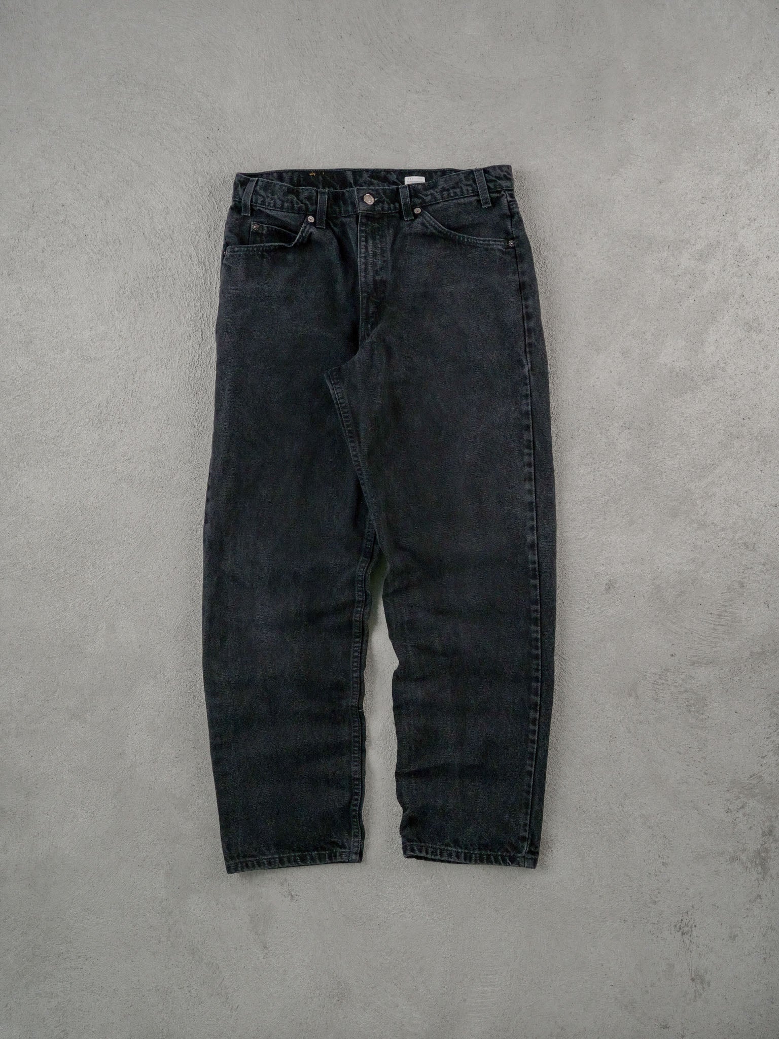 Vintage 70s Black Levi's 550 Denim Jeans (34x30)