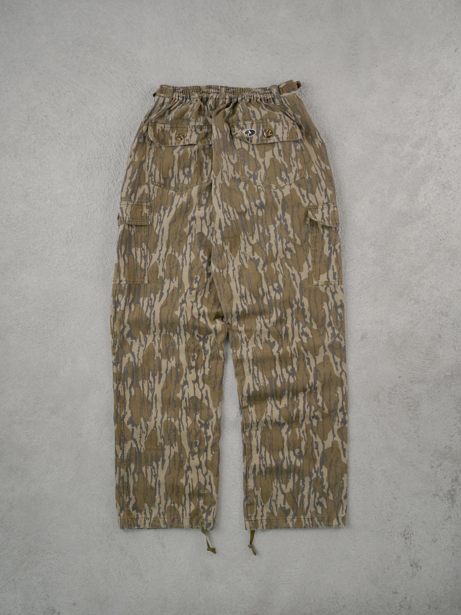 Vintage Y2k Green Mossy Oak Realltree Camo Cargo Pants (32x32)