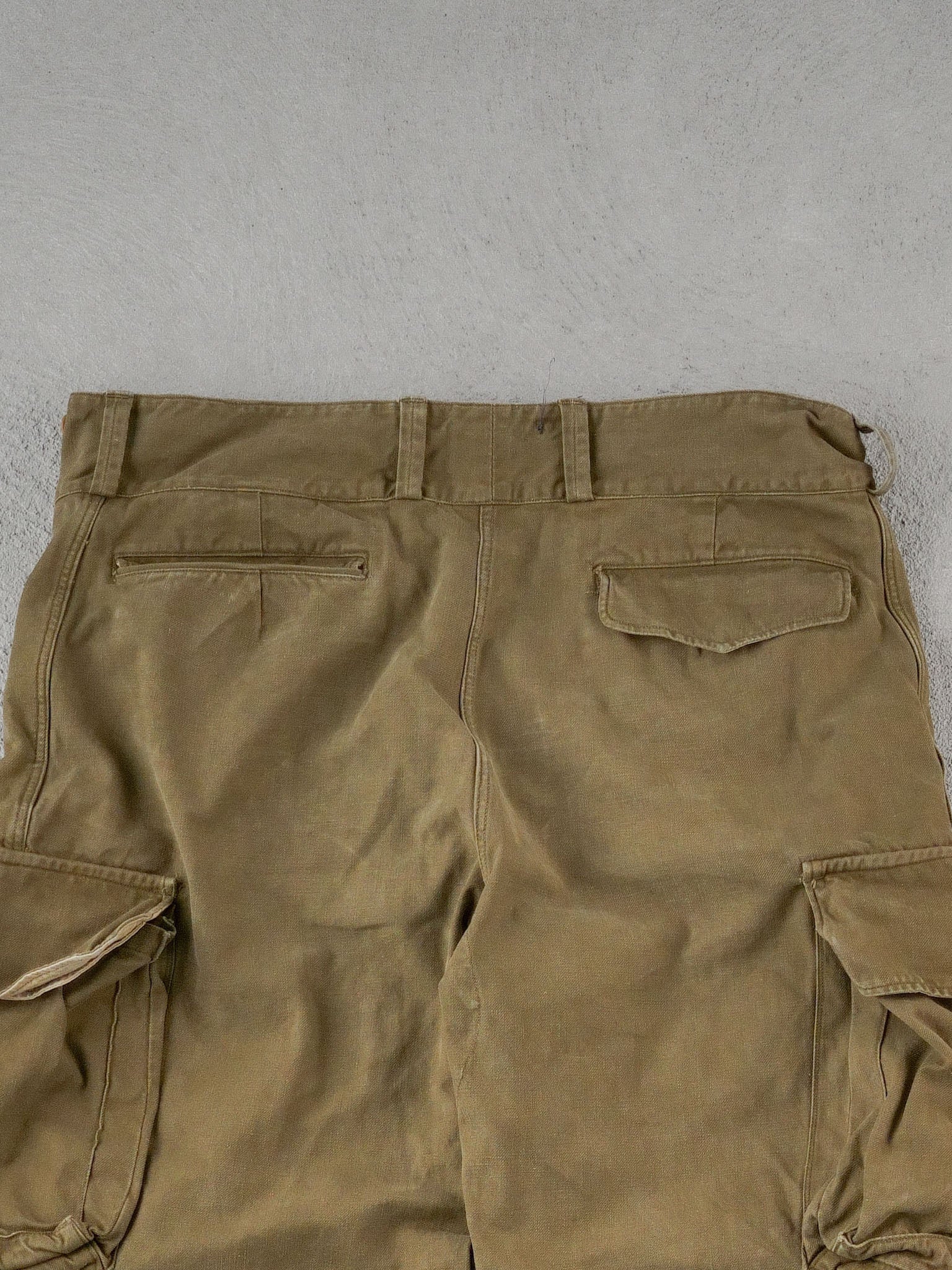 Vintage 90s Moss Green Army Cargo Pants (30x30)