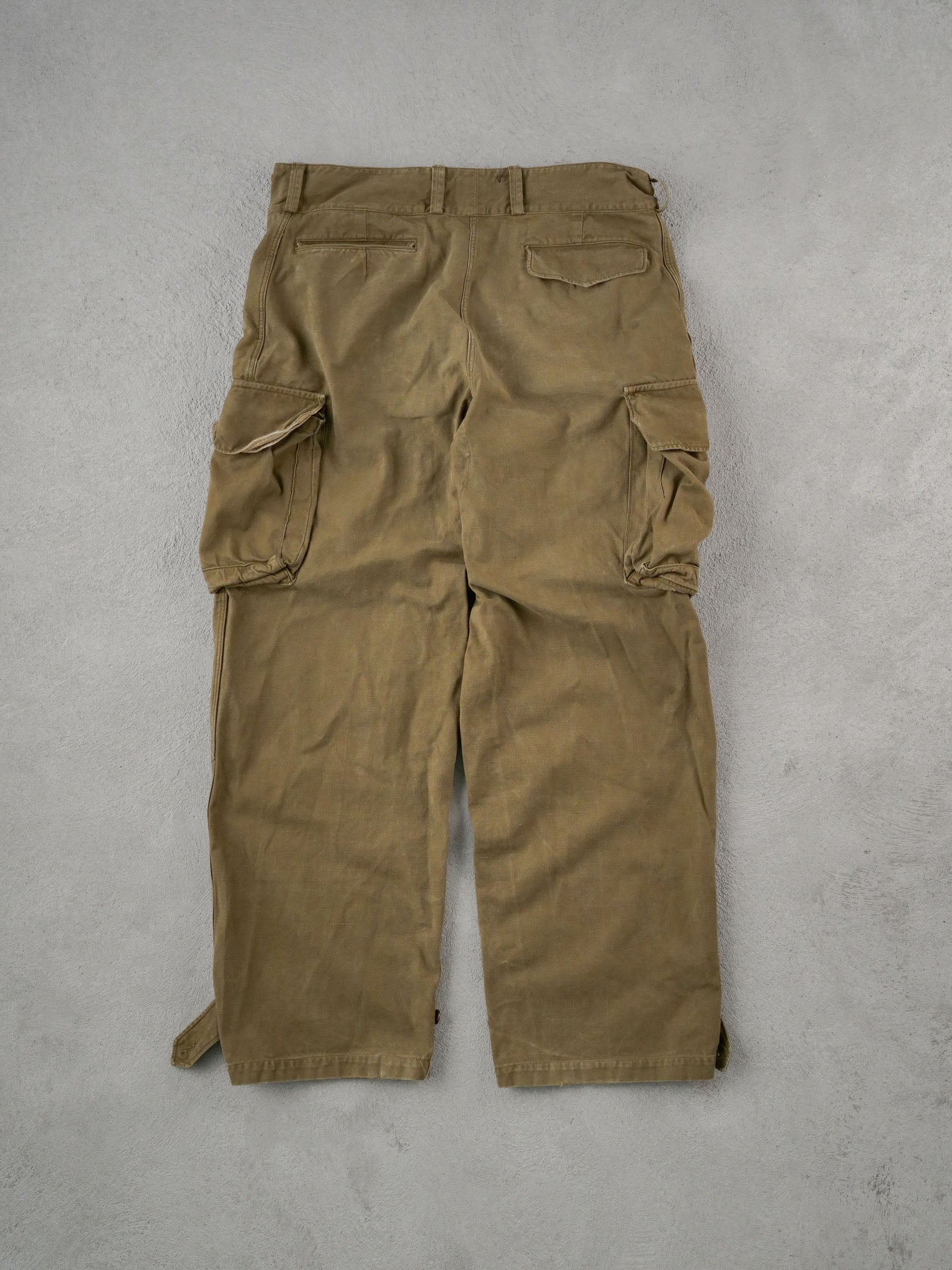 Vintage 90s Moss Green Army Cargo Pants (30x30)
