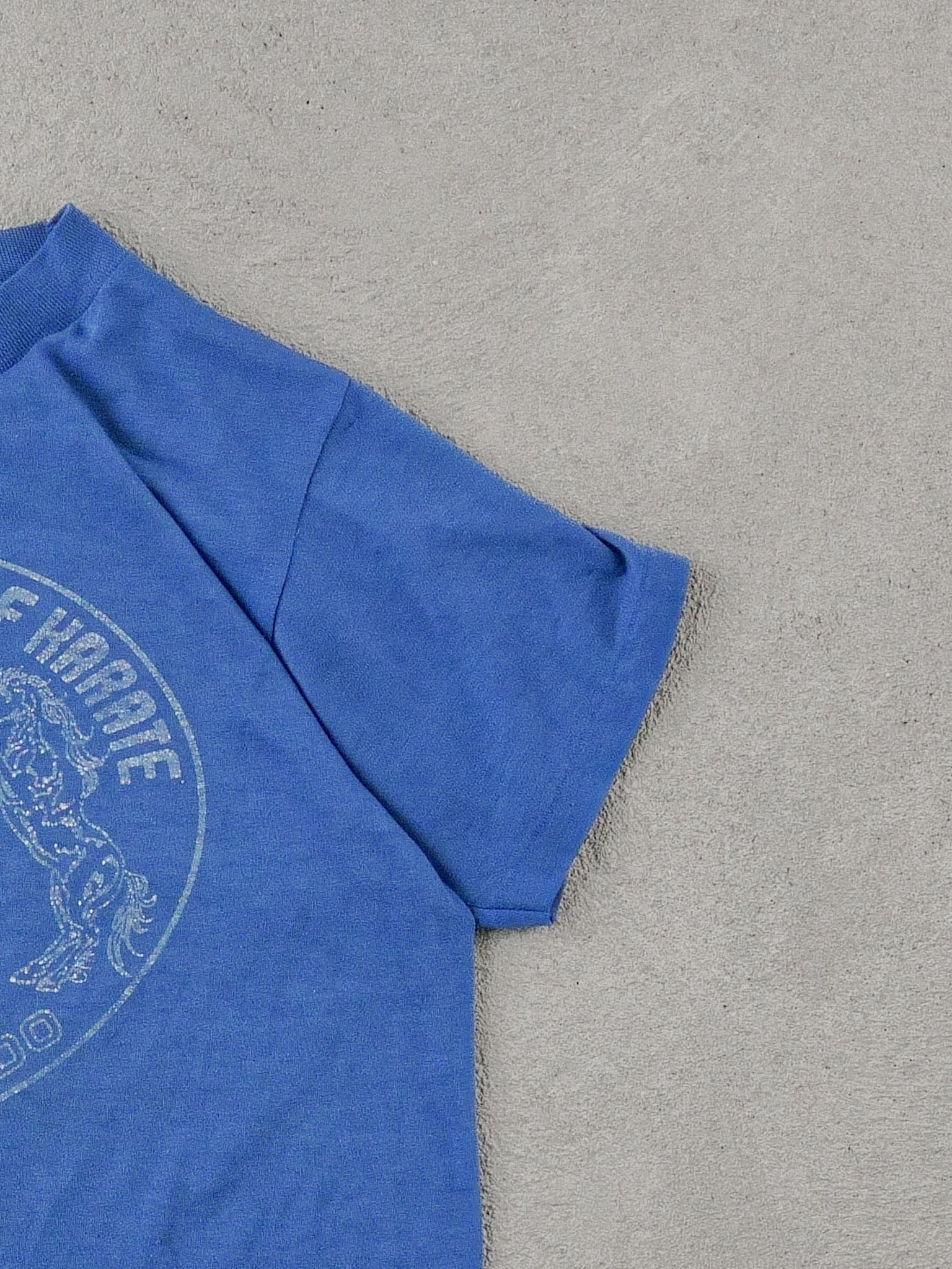 Vintage Blue Oasilva School Of Karate Tee (XS)