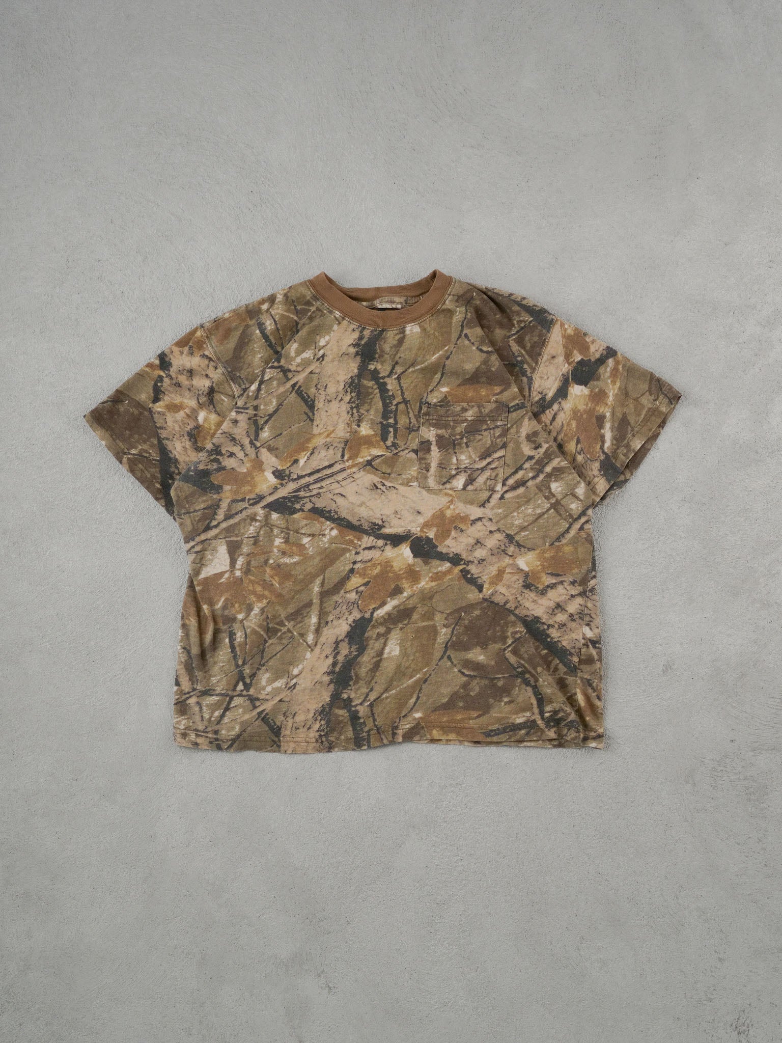 Vintage Green Proaction Realtree Camo Tee (L)
