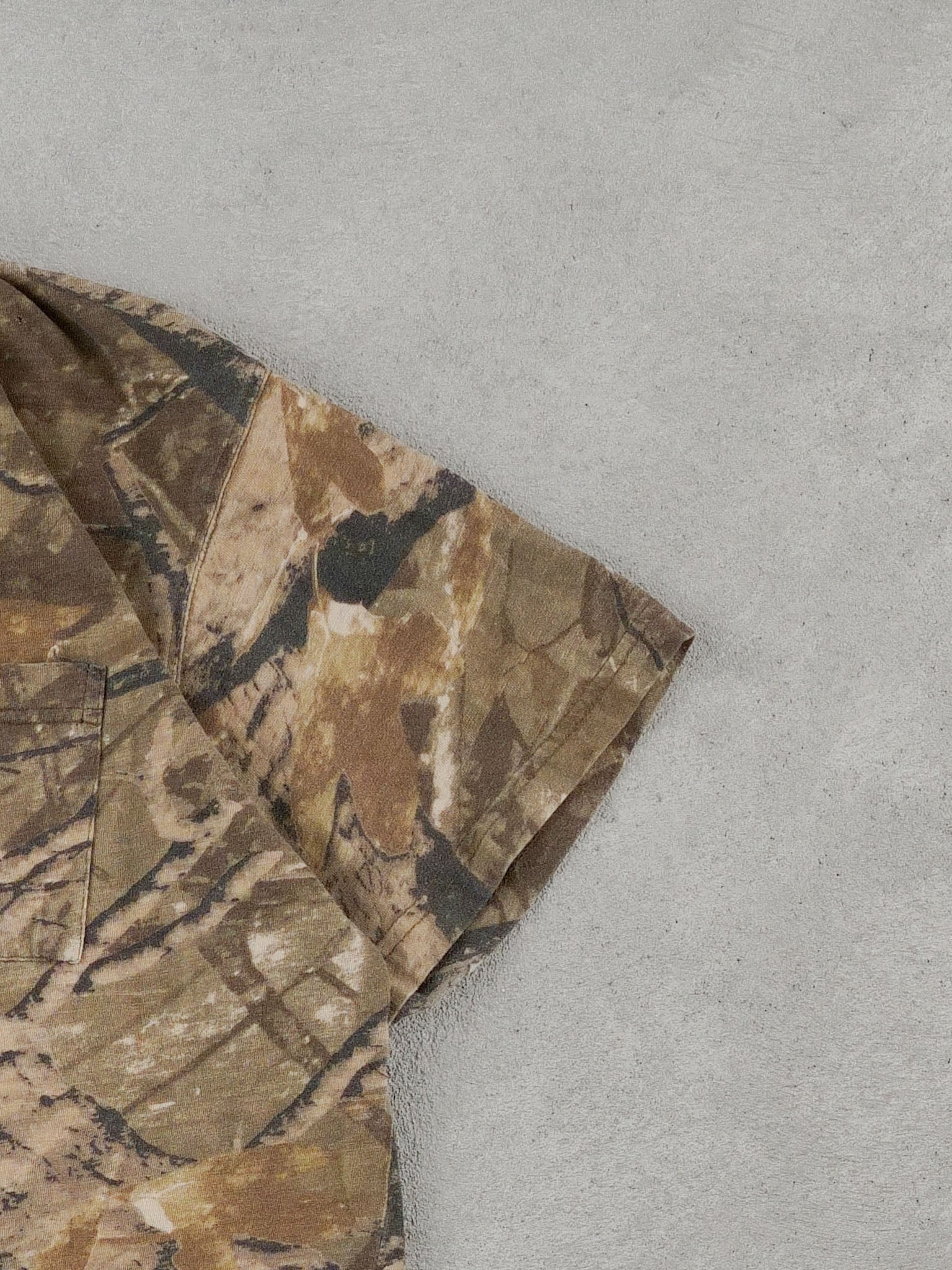 Vintage Green Proaction Realtree Camo Tee (L)