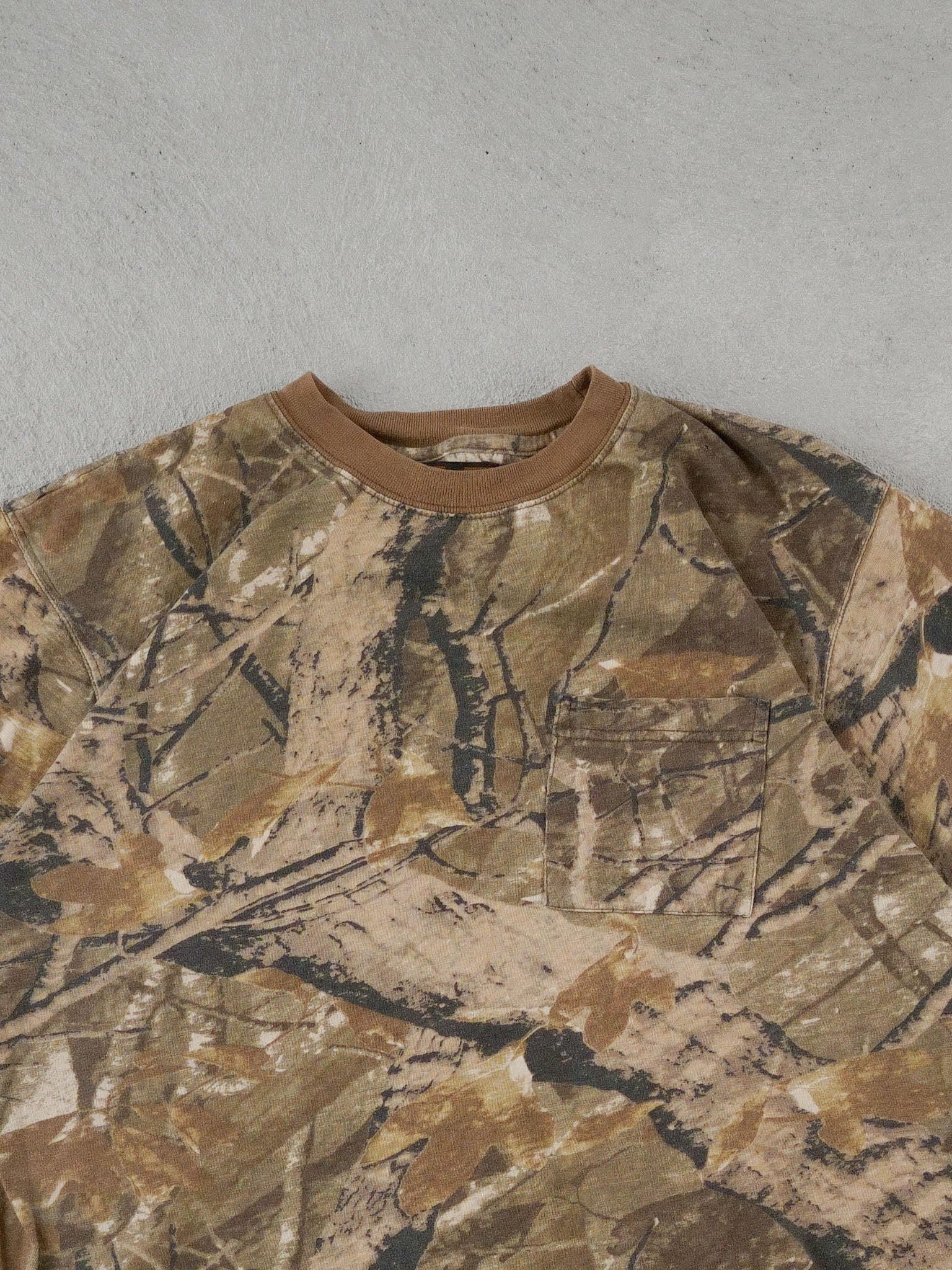 Vintage Green Proaction Realtree Camo Tee (L)