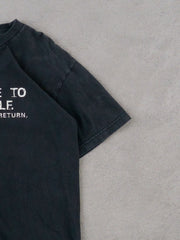 Vintage 90s Black I have gone to find myself Tee (M)