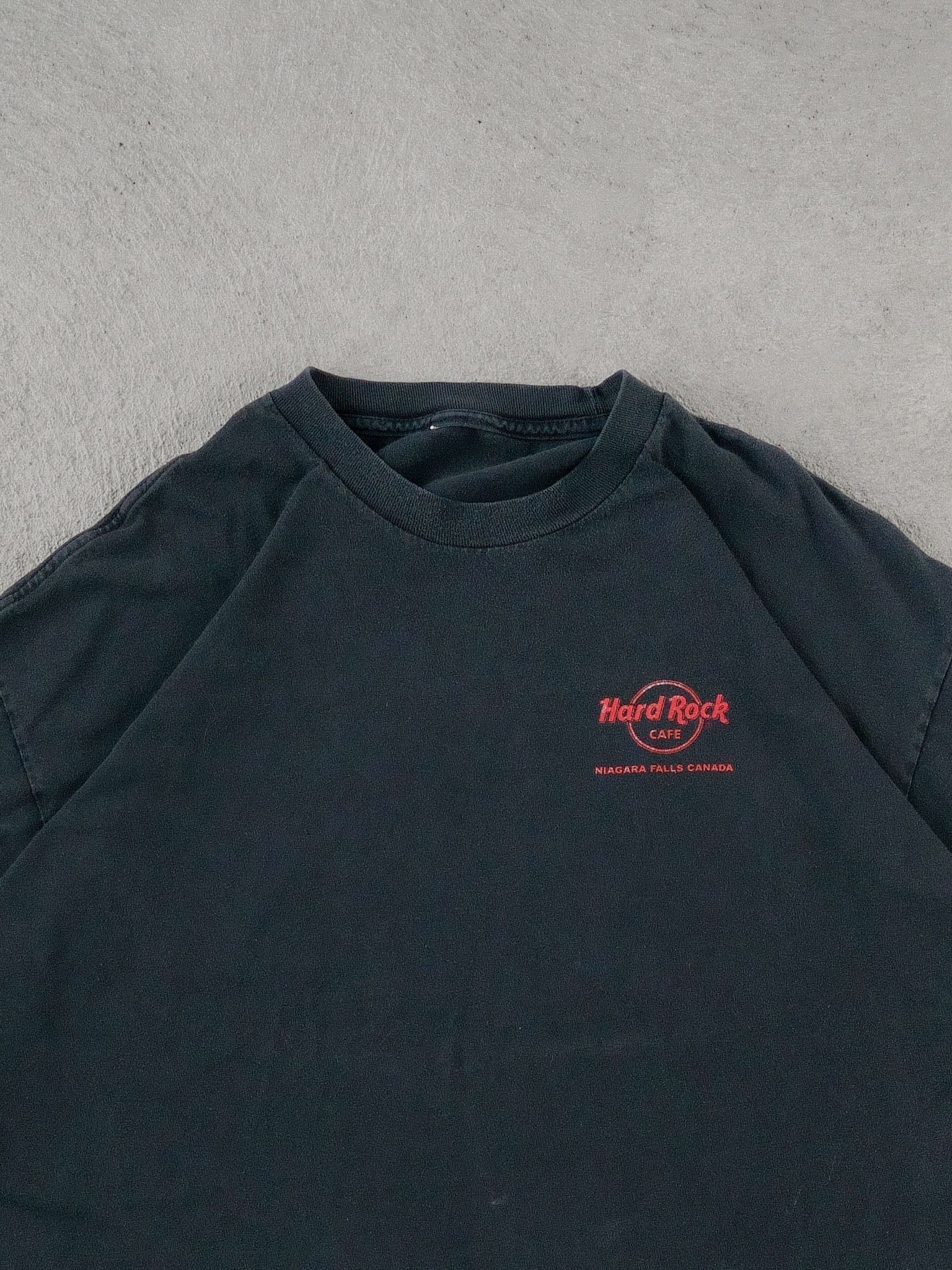 Vintage Y2k Black Hardrock Cafe Niagara Falls Tee (L/XL)