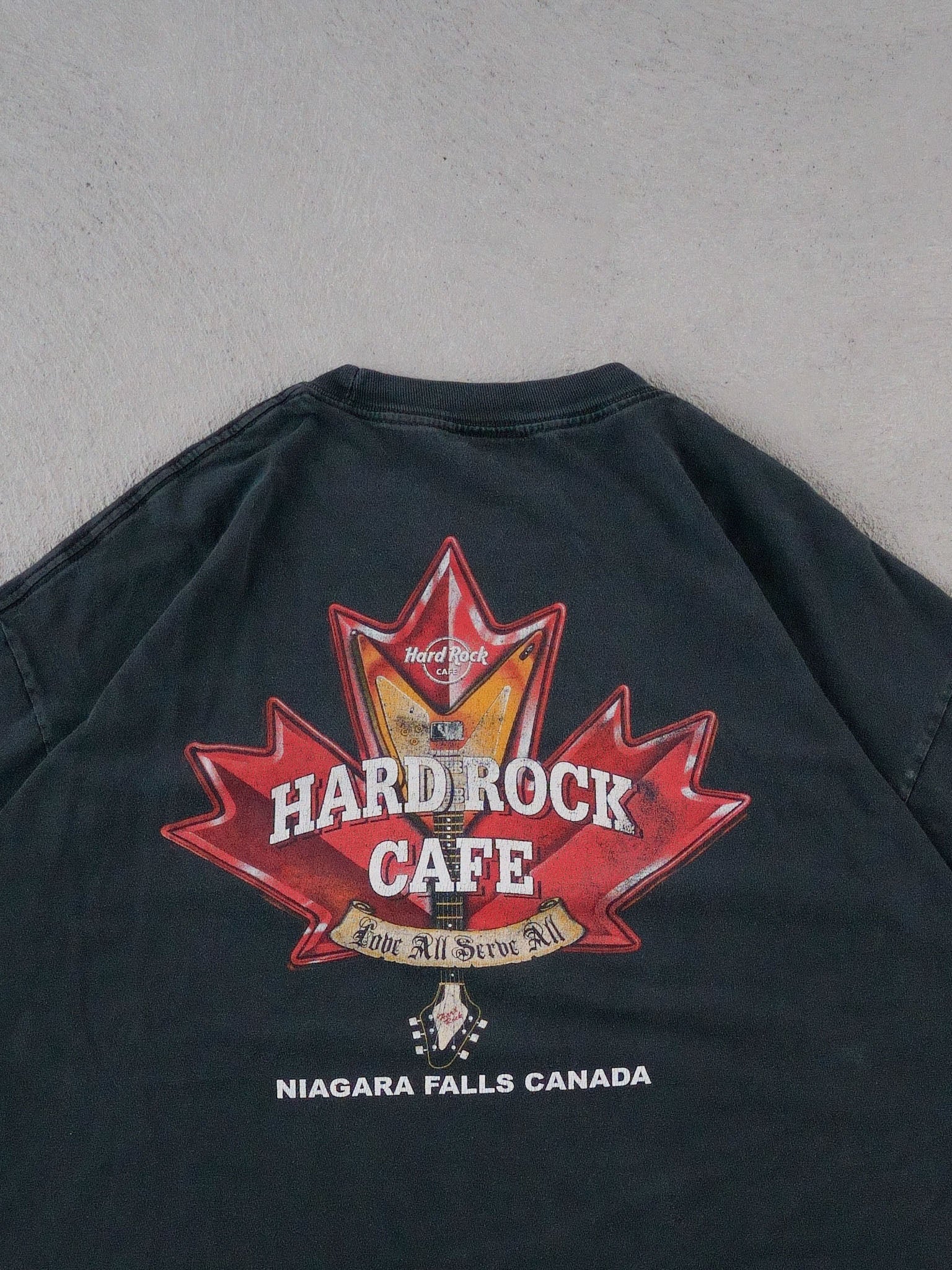 Vintage Y2k Black Hardrock Cafe Niagara Falls Tee (L/XL)