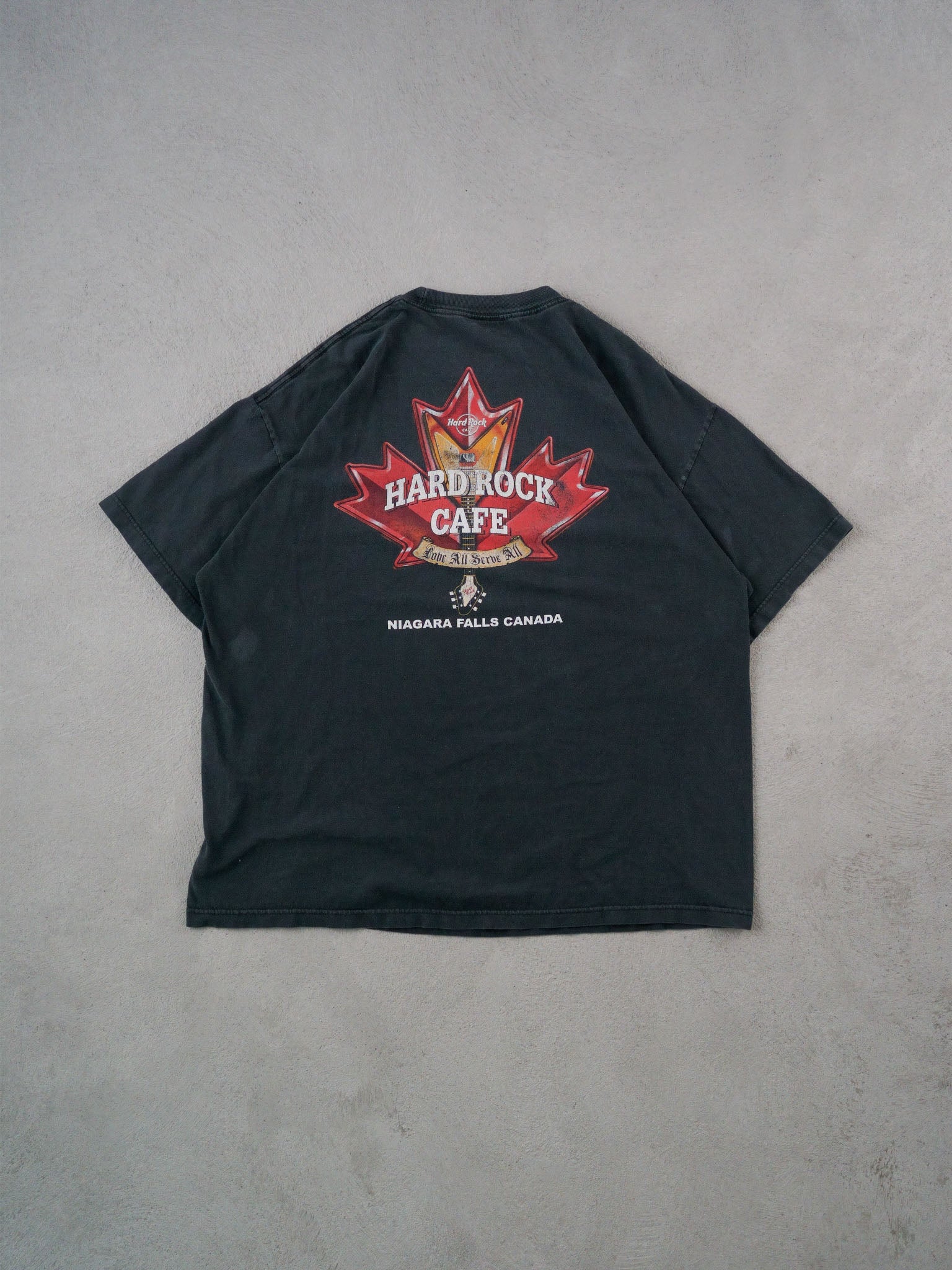 Vintage Y2k Black Hardrock Cafe Niagara Falls Tee (L/XL)