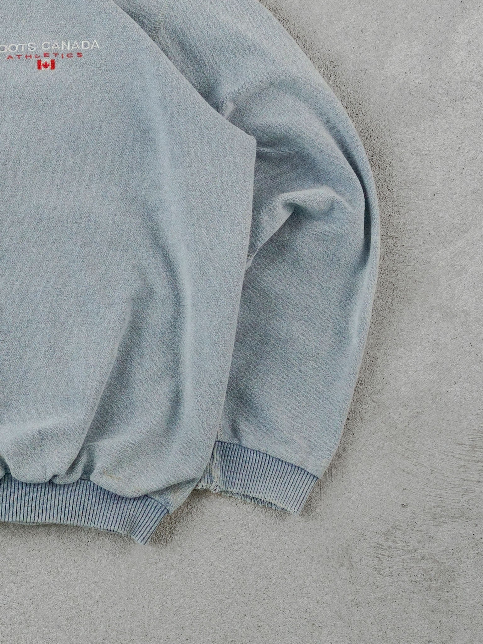 Vintage 90s Light Powder Blue Roots Athletics Crewneck (L)