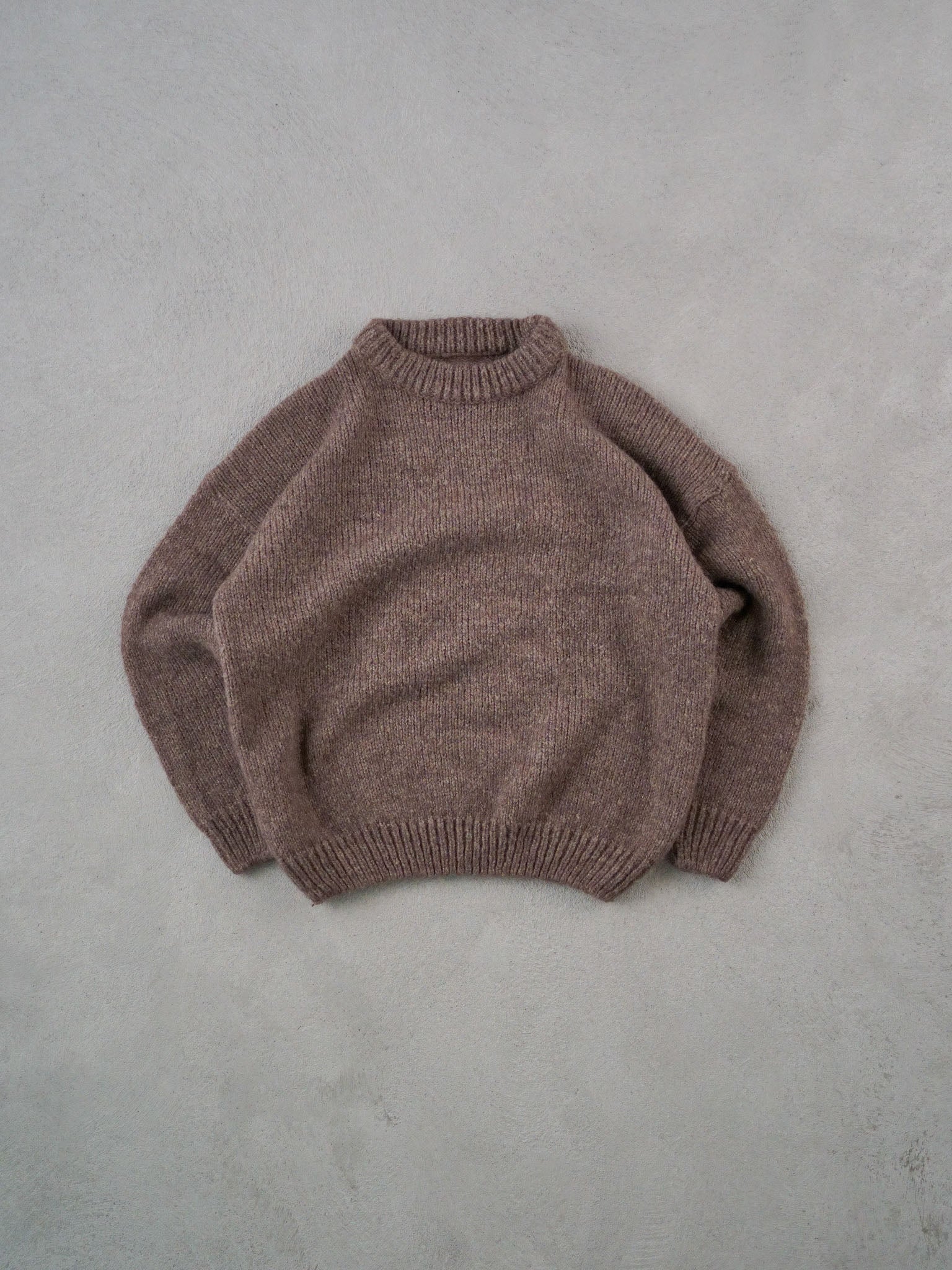 Vintage 80s Brown Knit Sweater (M/L)