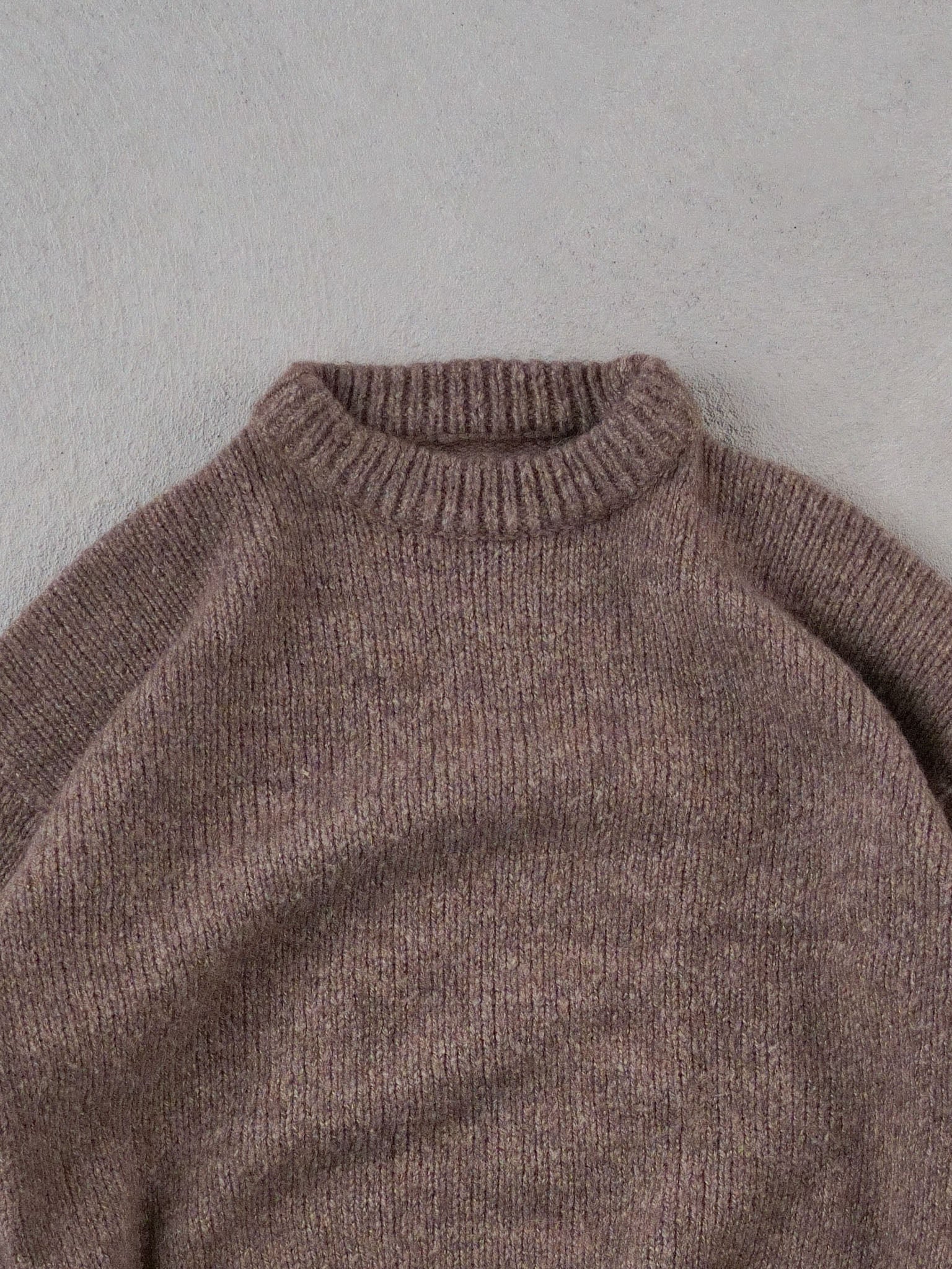 Vintage 80s Brown Knit Sweater (M/L)