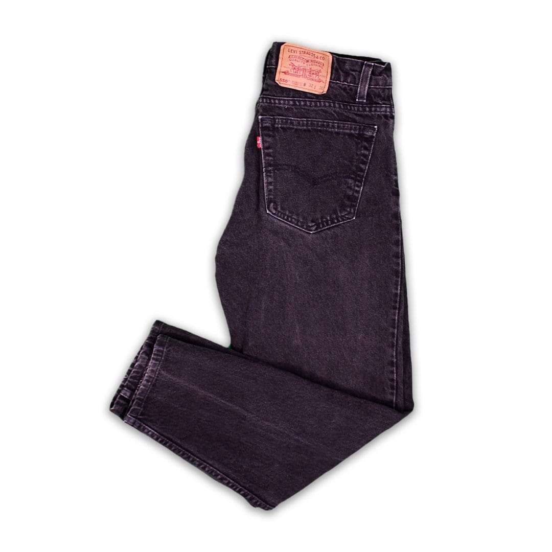 Vintage Black Levi 550 Jeans | Rebalance Vintage.