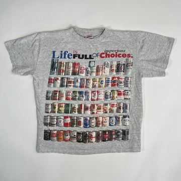 Vintage ’94 Life is full of important choices tee (M/L) | Rebalance Vintage.