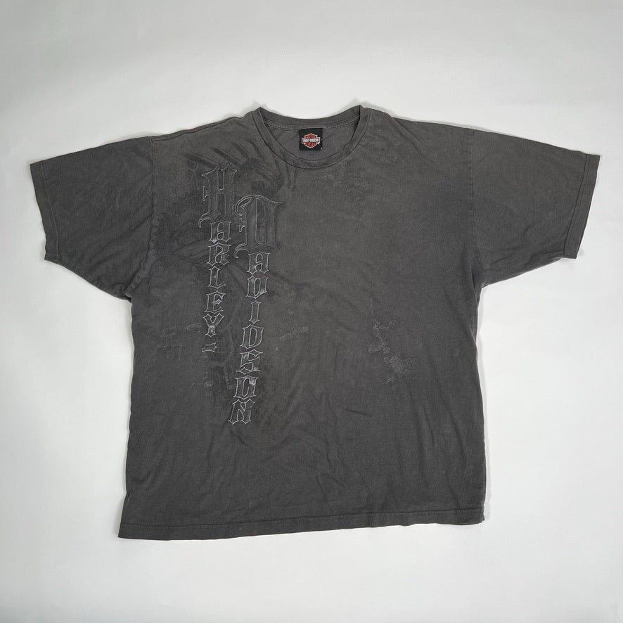Vintage Grey Harley Davidson West Branch Tee (XL/XXL) | Rebalance Vintage.