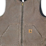 Vintage 90s Brown Carhartt Washed Duck Vest