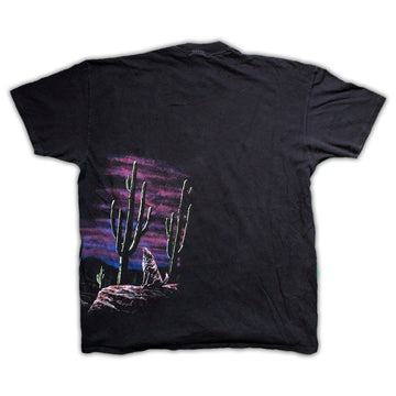 VIntage 90s Desert Wolf Howling Tee | Rebalance Vintage.