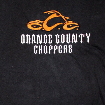 Vintage Black Orange County Choppers Embroidered Tee (L) | Rebalance Vintage.