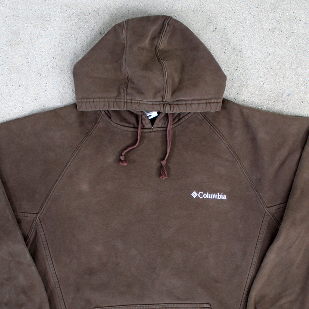 Vintage Brown Columbia Hoodie | Rebalance Vintage.