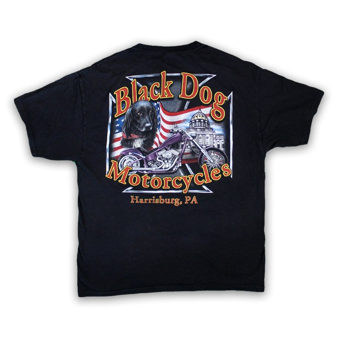 Vintage Easy Rider Black Dog Motorcycles Tee (M/L) | Rebalance Vintage.
