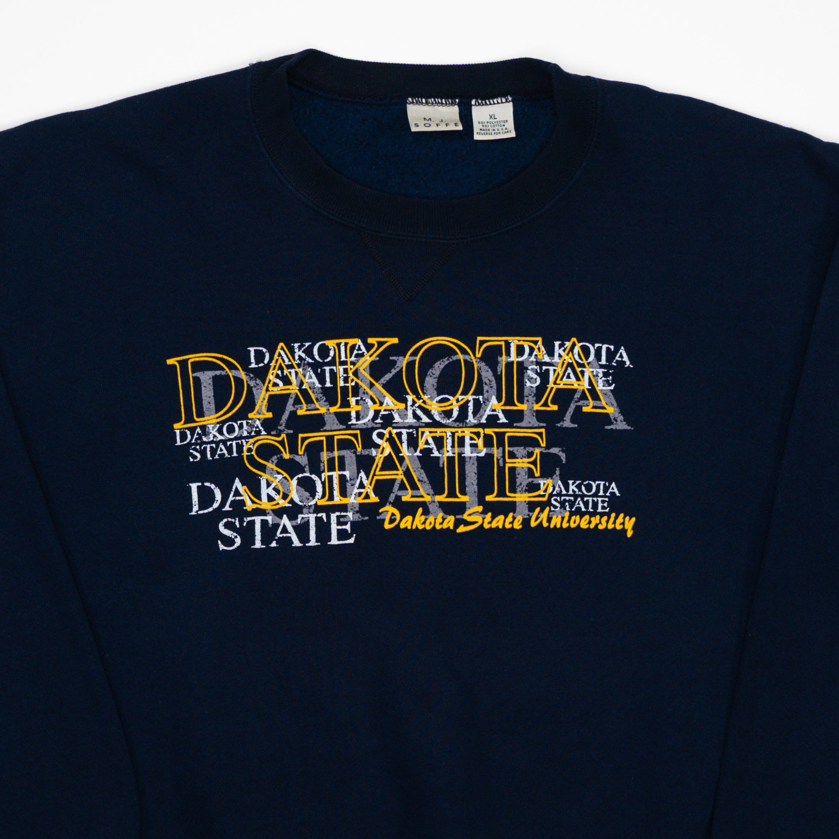 VIntage 90s Navy Dakota State University Crewneck (XL)