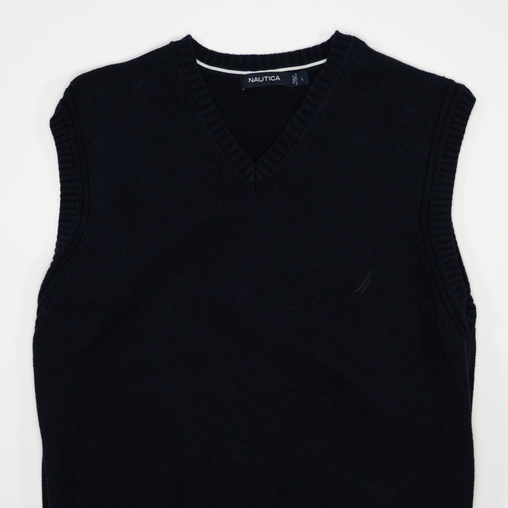 Vintage Navy Nautica Sweater Vest (S)