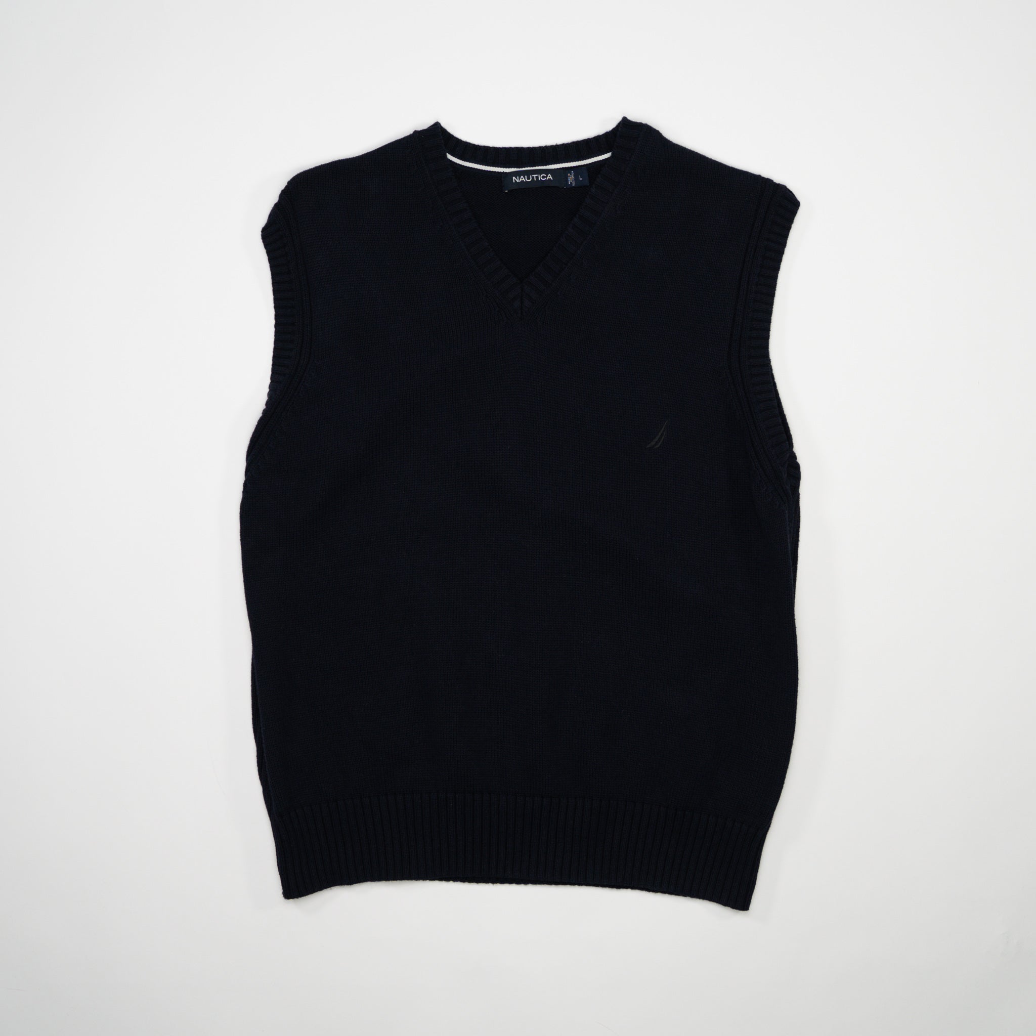 Vintage Navy Nautica Sweater Vest (S)