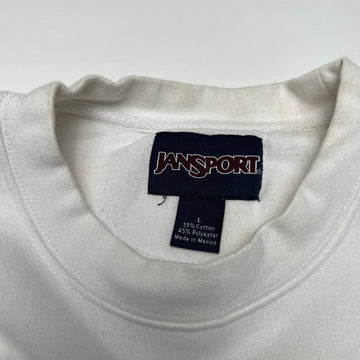 '14 White Michigan State Rose Bowl Champ x Jansport Crewneck (L/XL) | Rebalance Vintage.