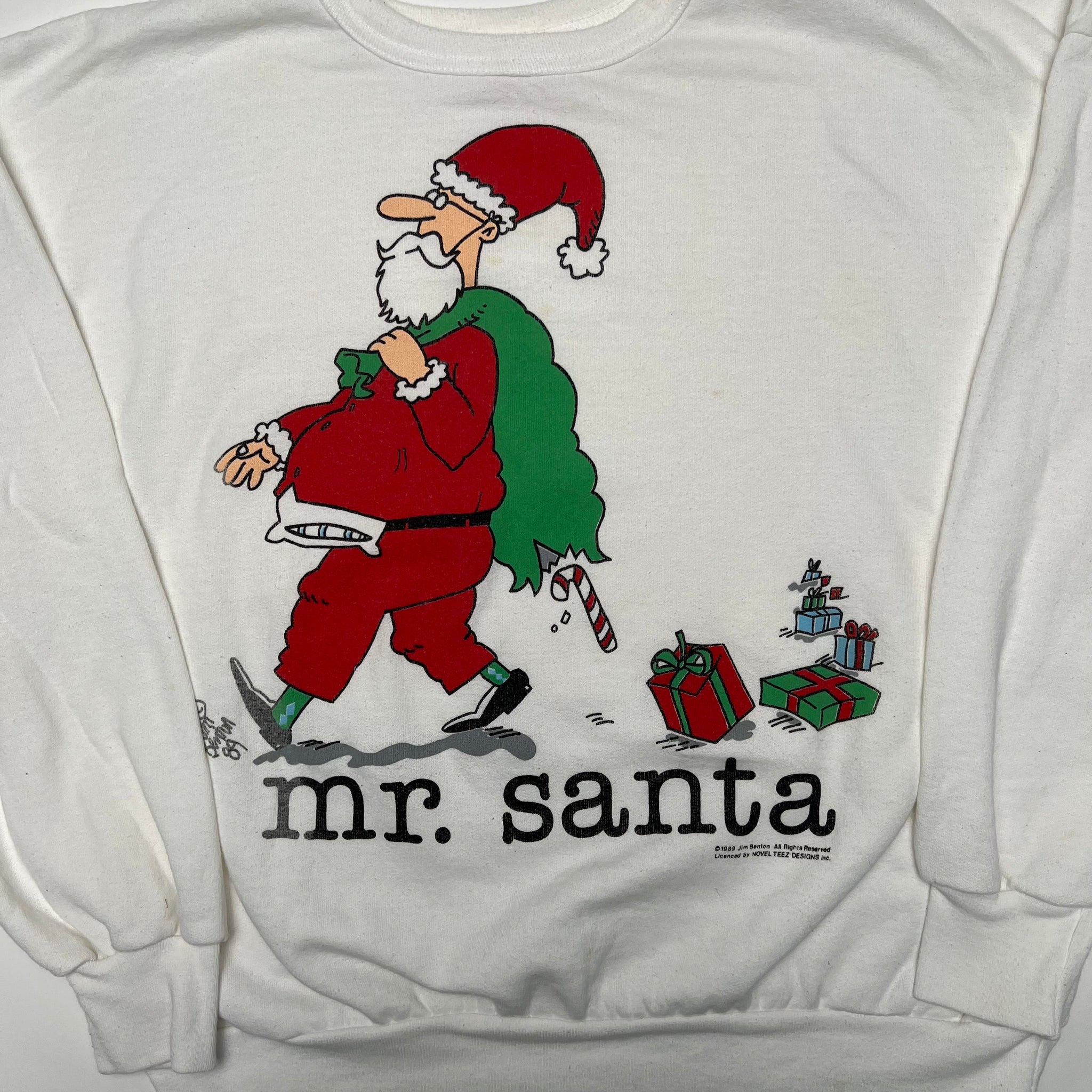 Vintage '89 Mr. Santa Crewneck (L/XL) | Rebalance Vintage.