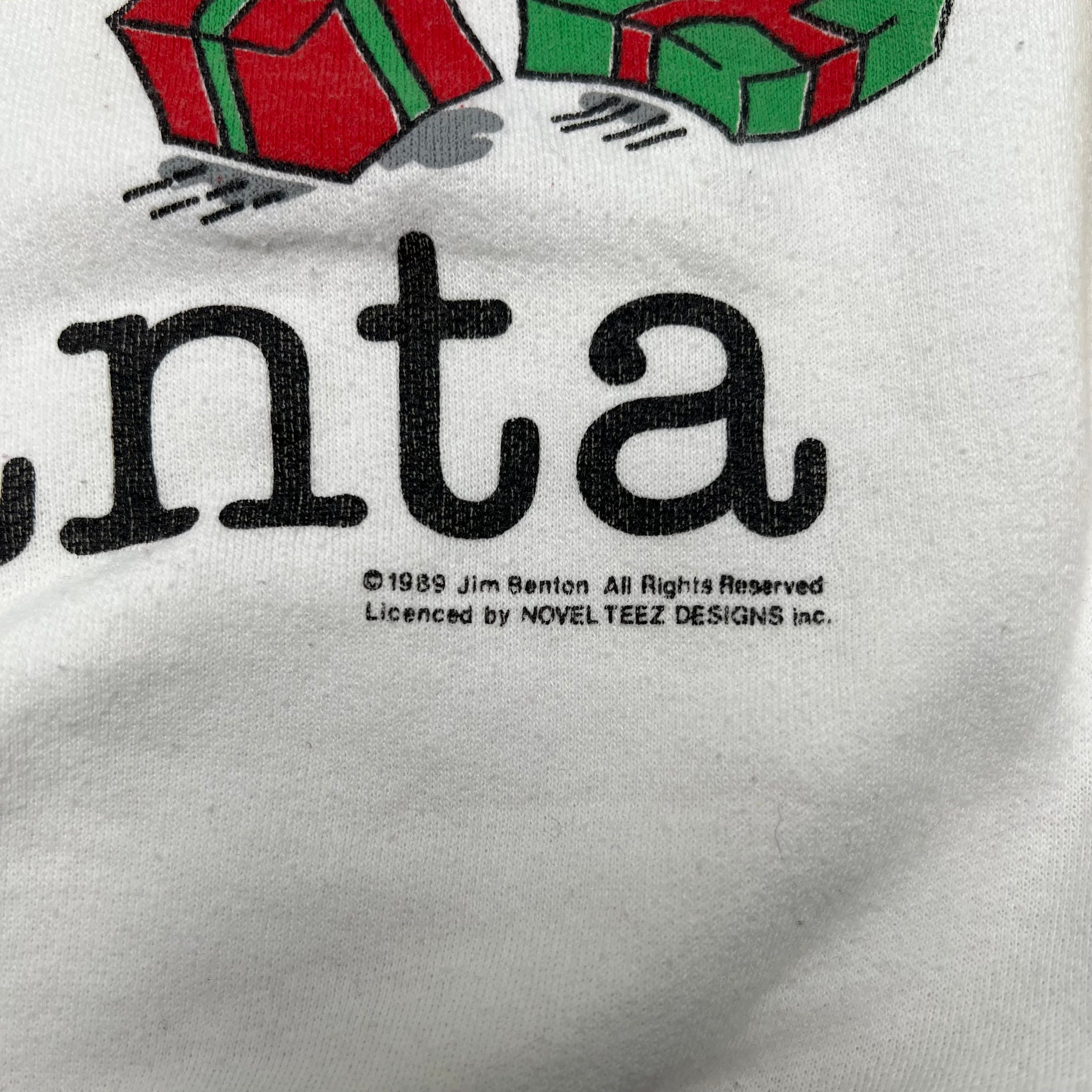 Vintage '89 Mr. Santa Crewneck (L/XL) | Rebalance Vintage.