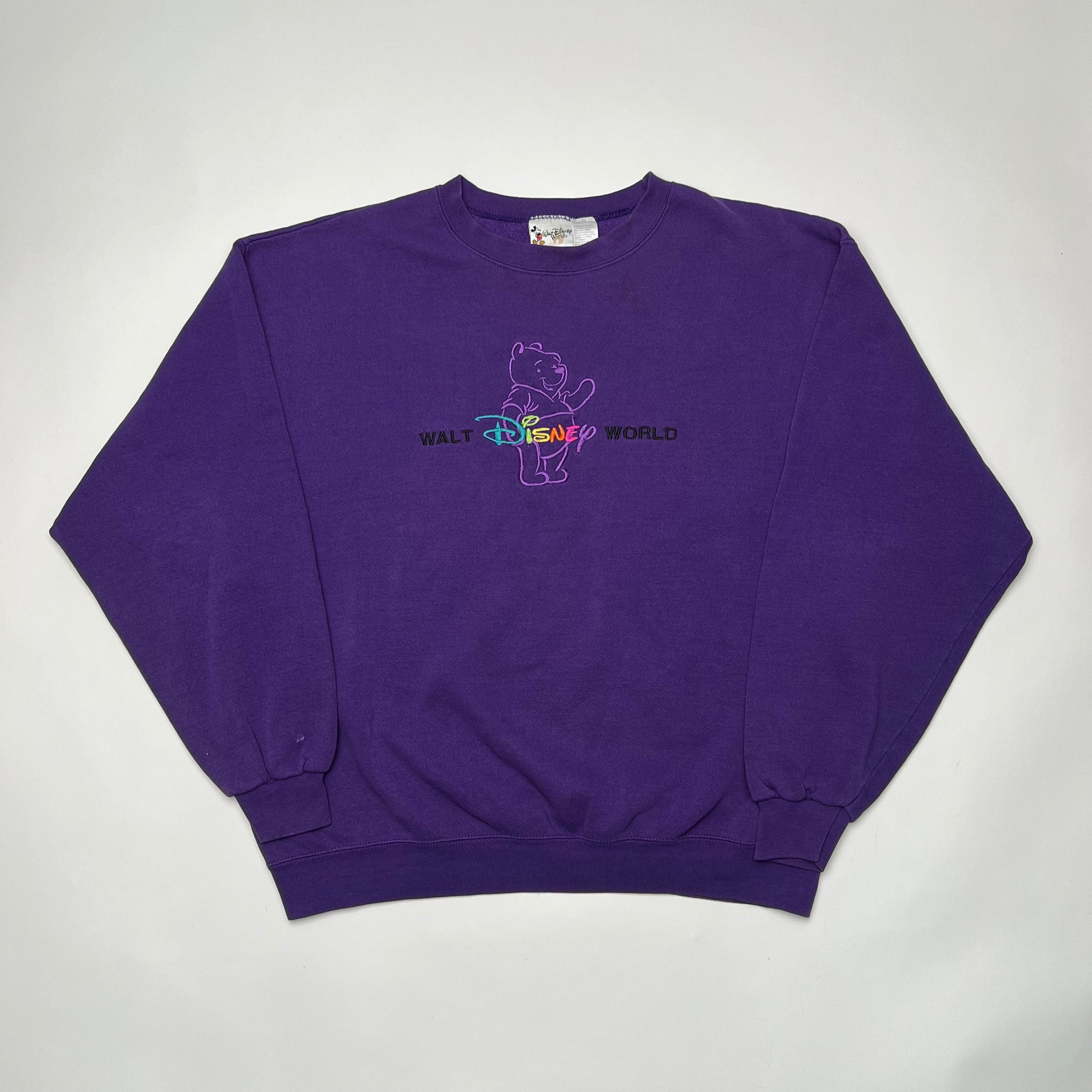 Vintage Purple Walt Disney World Winnie The Pooh Crewneck (XL) | Rebalance Vintage.