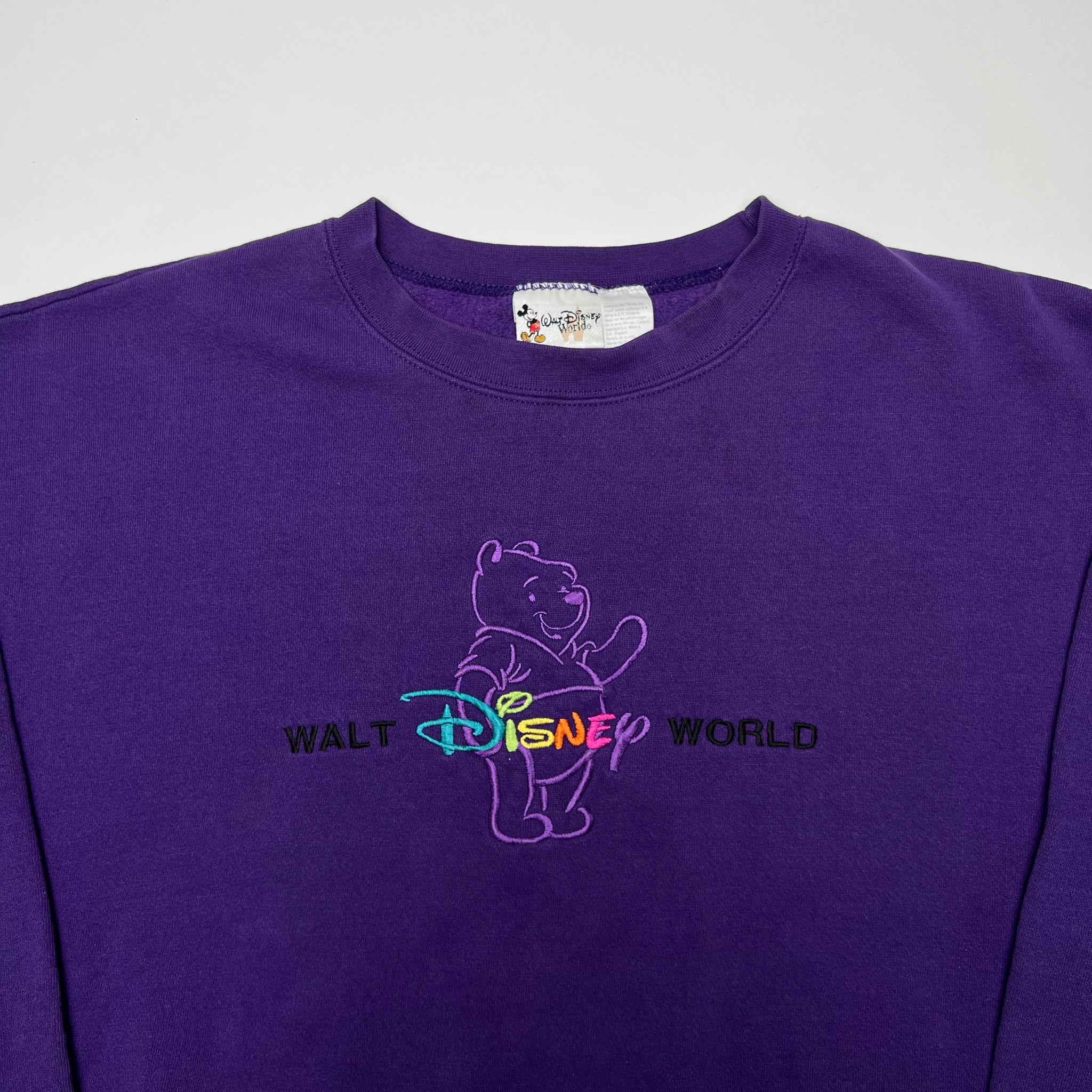 Vintage Purple Walt Disney World Winnie The Pooh Crewneck (XL) | Rebalance Vintage.