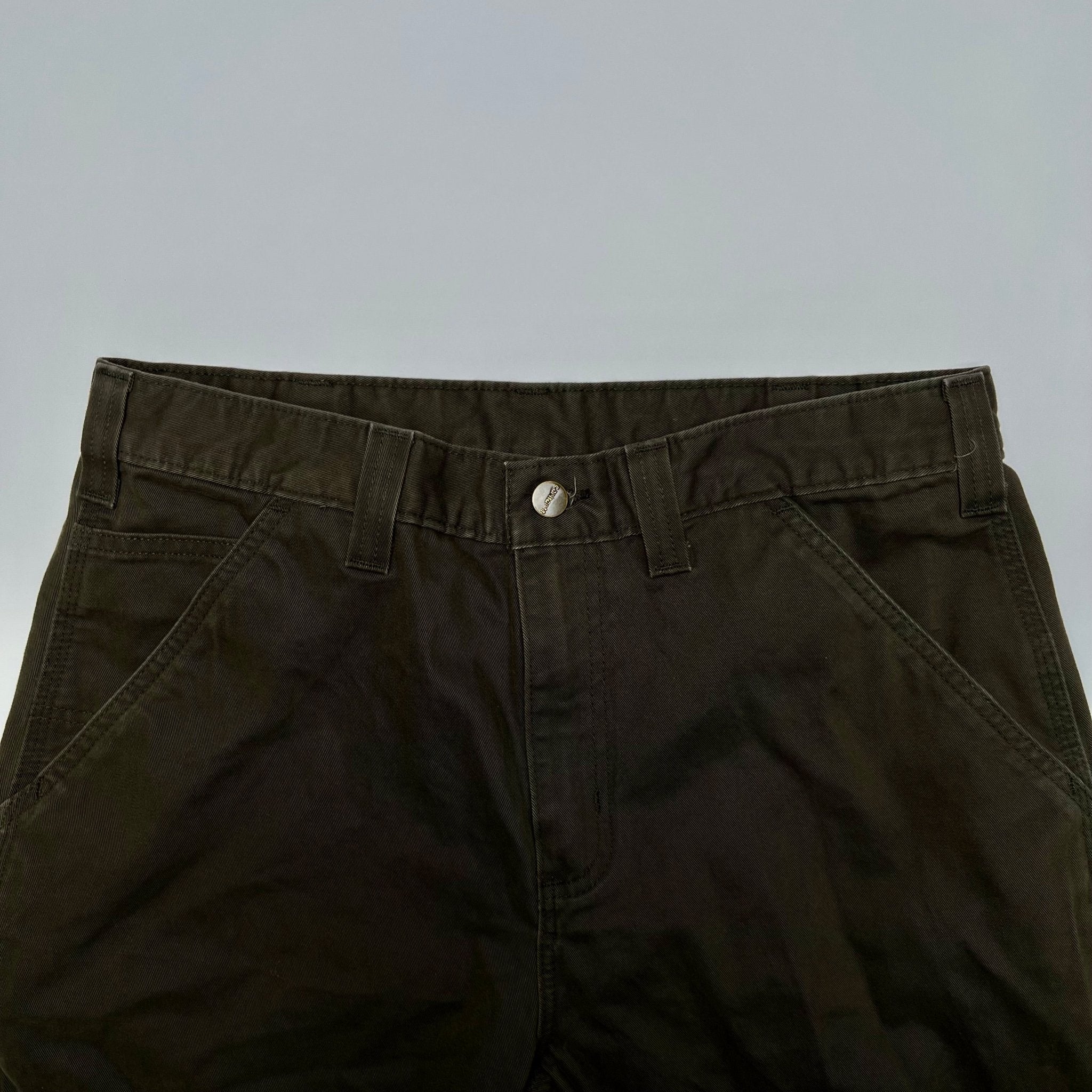 Vintage Dark Brown Carhartt Cargo Pants (34 x 32) | Rebalance Vintage.