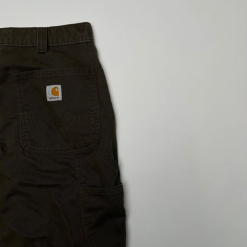 Vintage Dark Brown Carhartt Cargo Pants (34 x 32) | Rebalance Vintage.