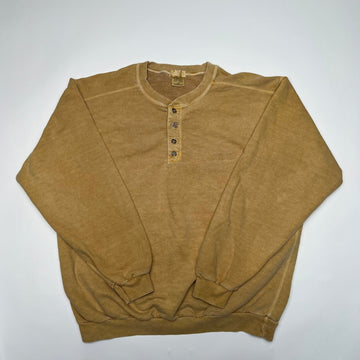 Vintage 90s Camel Northern Elements 1/4 Button Crewneck (L) | Rebalance Vintage.