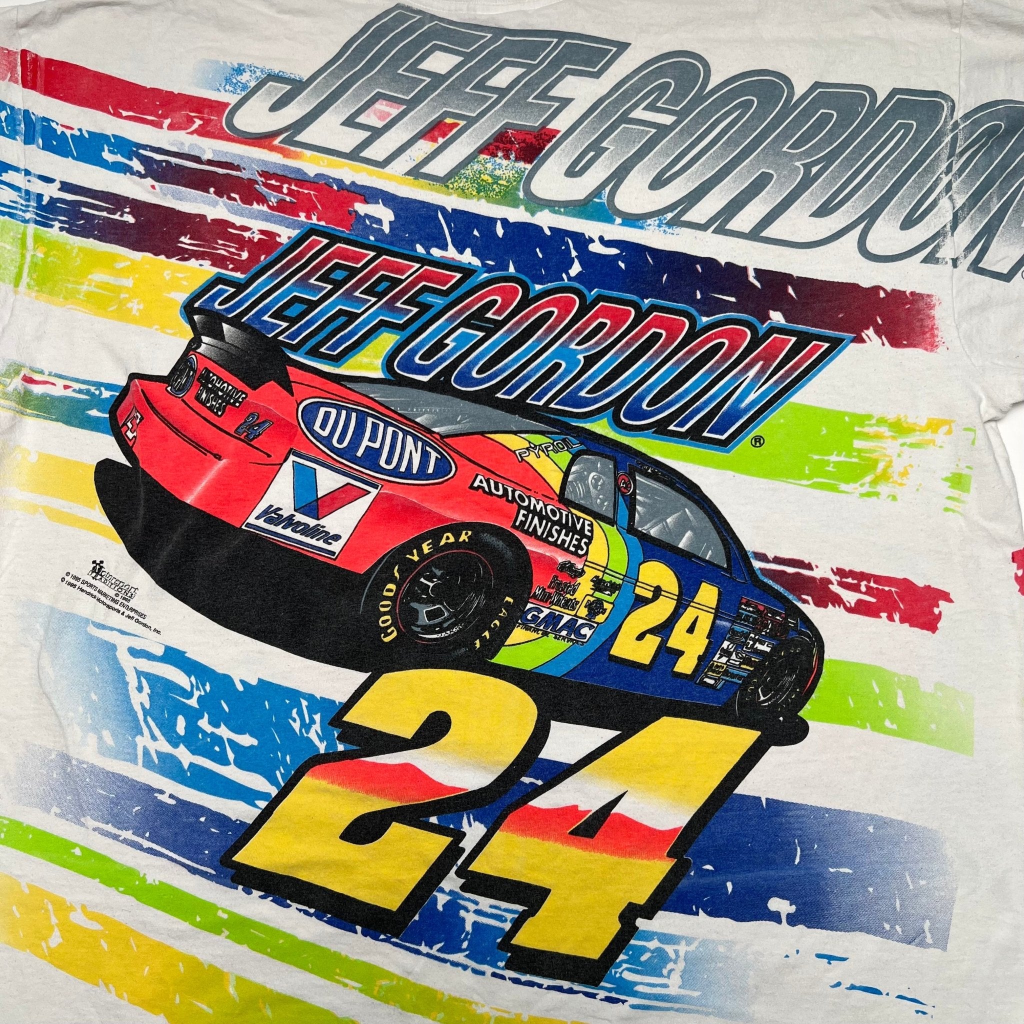 Vintage '95 Jeff Gordon Winston Cup Champion All Over Print Tee (XL) | Rebalance Vintage.