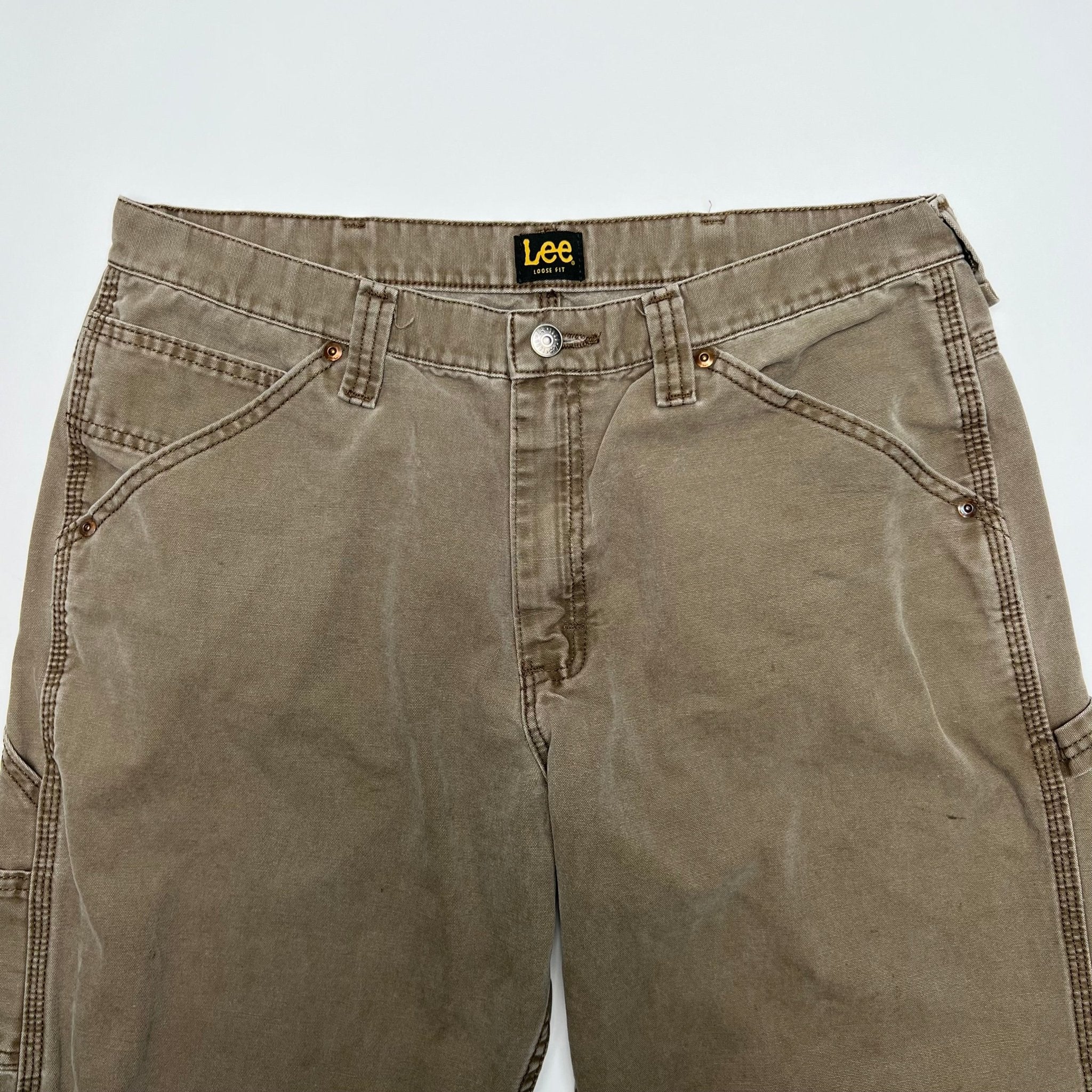 Vintage Brown Lee Cargo Pants (34 x 32) | Rebalance Vintage.