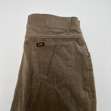 Vintage Brown Lee Corduroy Pants (30 x 34) | Rebalance Vintage.