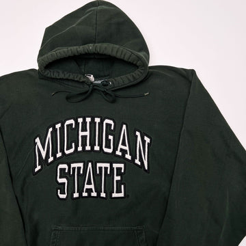 Vintage Green Michigan State x Steve Barry Hoodie (L) | Rebalance Vintage.