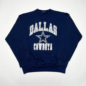 Vintage Blue Dallas Cowboys Crewneck (M) | Rebalance Vintage.