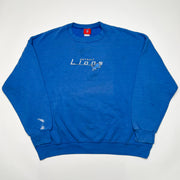 Vintage Baby Blue Embroidered Detroit Lions Crewneck (XL)