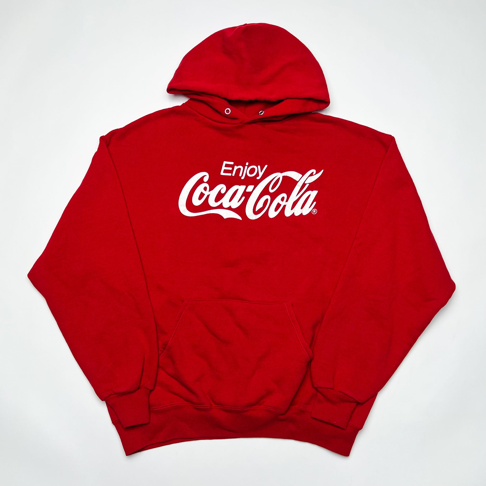 Vintage Red 80s Coca Cola Hoodie (M/L) | Rebalance Vintage.