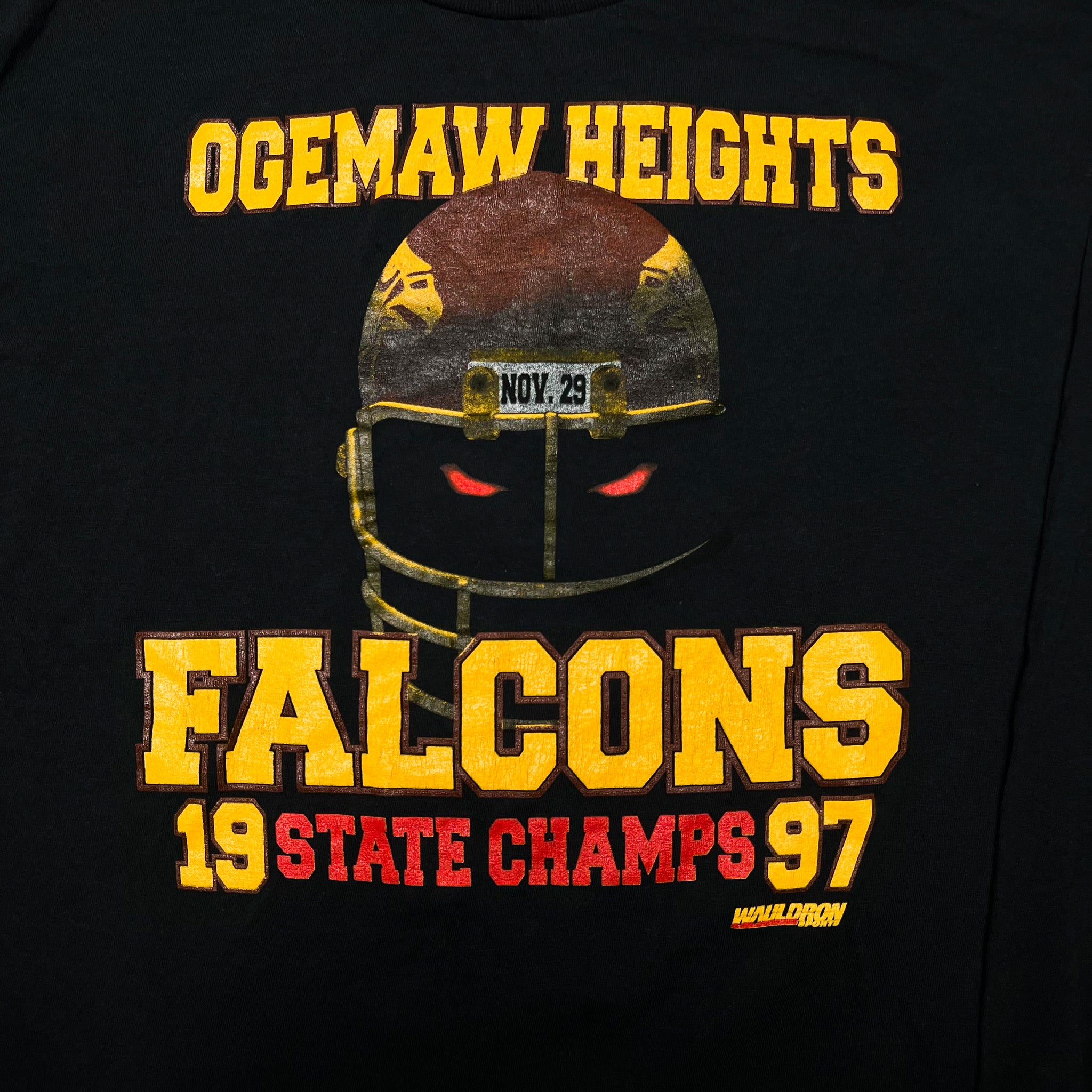 Vintage '97 Ogemaw Heights Football Champ Long Sleeve (XL) | Rebalance Vintage.