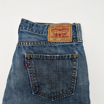 Vintage Blue Levi 505 Jeans (34 x 34) | Rebalance Vintage.