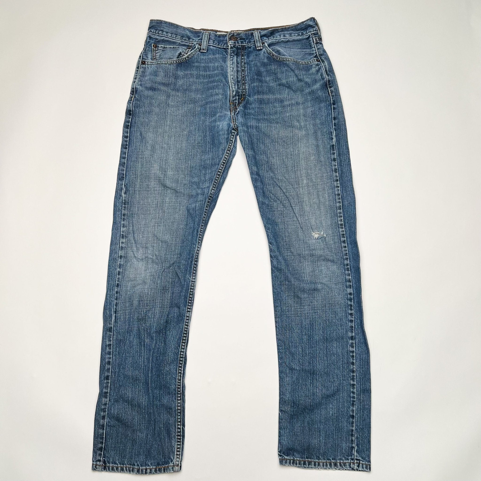 Vintage Blue Levi 505 Jeans (34 x 34) | Rebalance Vintage.