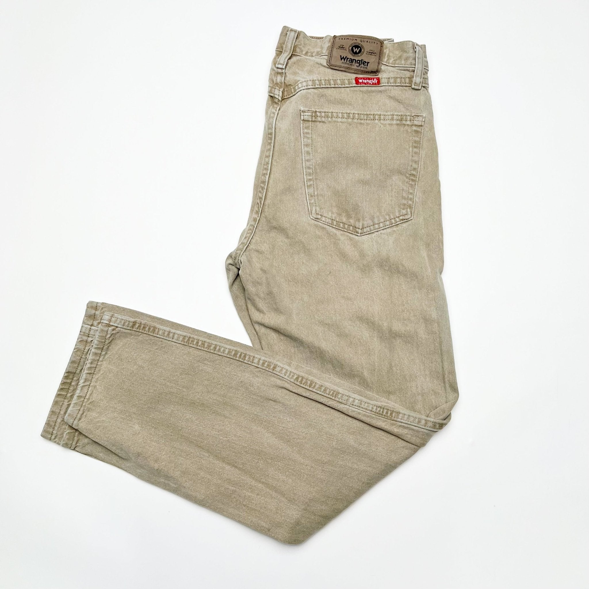 Vintage Beige Wrangler Jeans (32 x 32) | Rebalance Vintage.