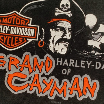 Vintage '02 Harley Davidson Cayman Islands Tee | Rebalance Vintage.