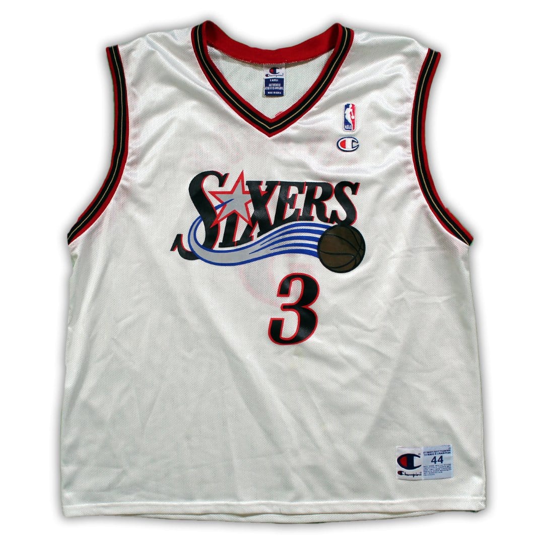 Vintage Sixers Allen Iverson x Champion Jersey (L) | Rebalance Vintage.